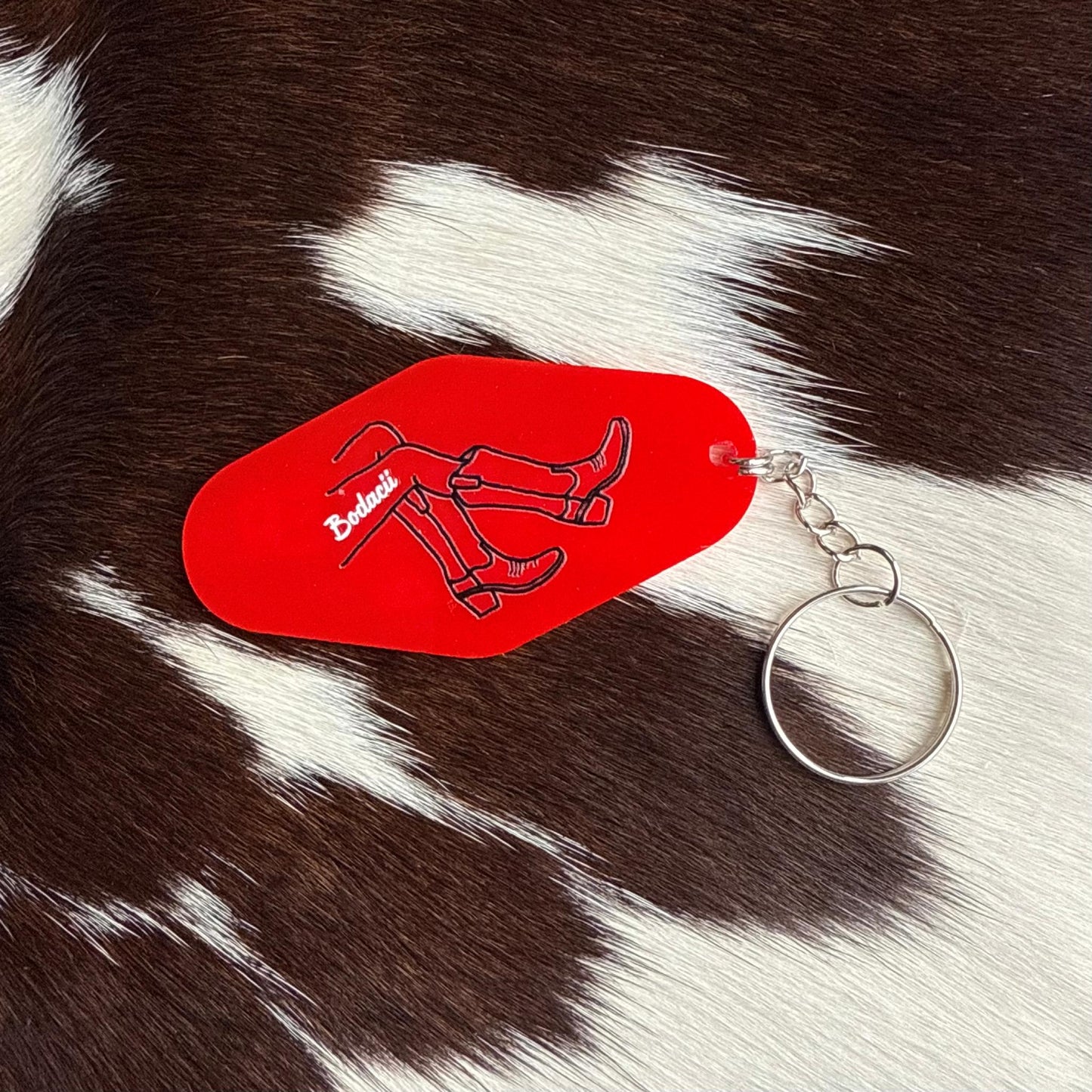 Ass Kicker Cowboy Boots Keyring