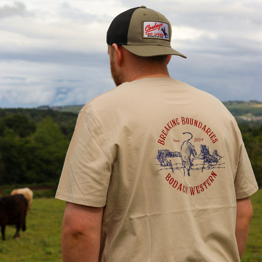 cowboy bull tshirt