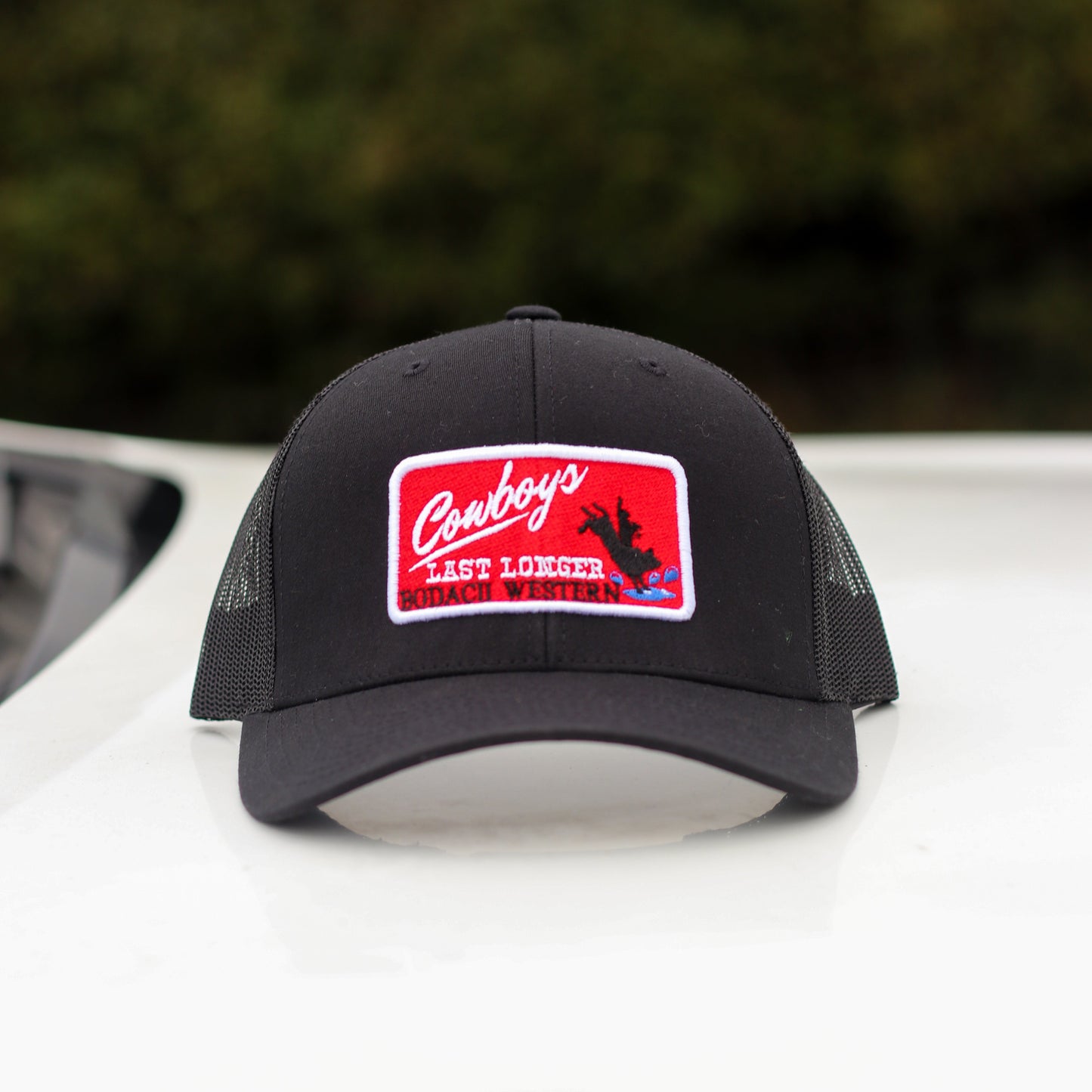 Cowboys Last Longer Trucker Cap - Black