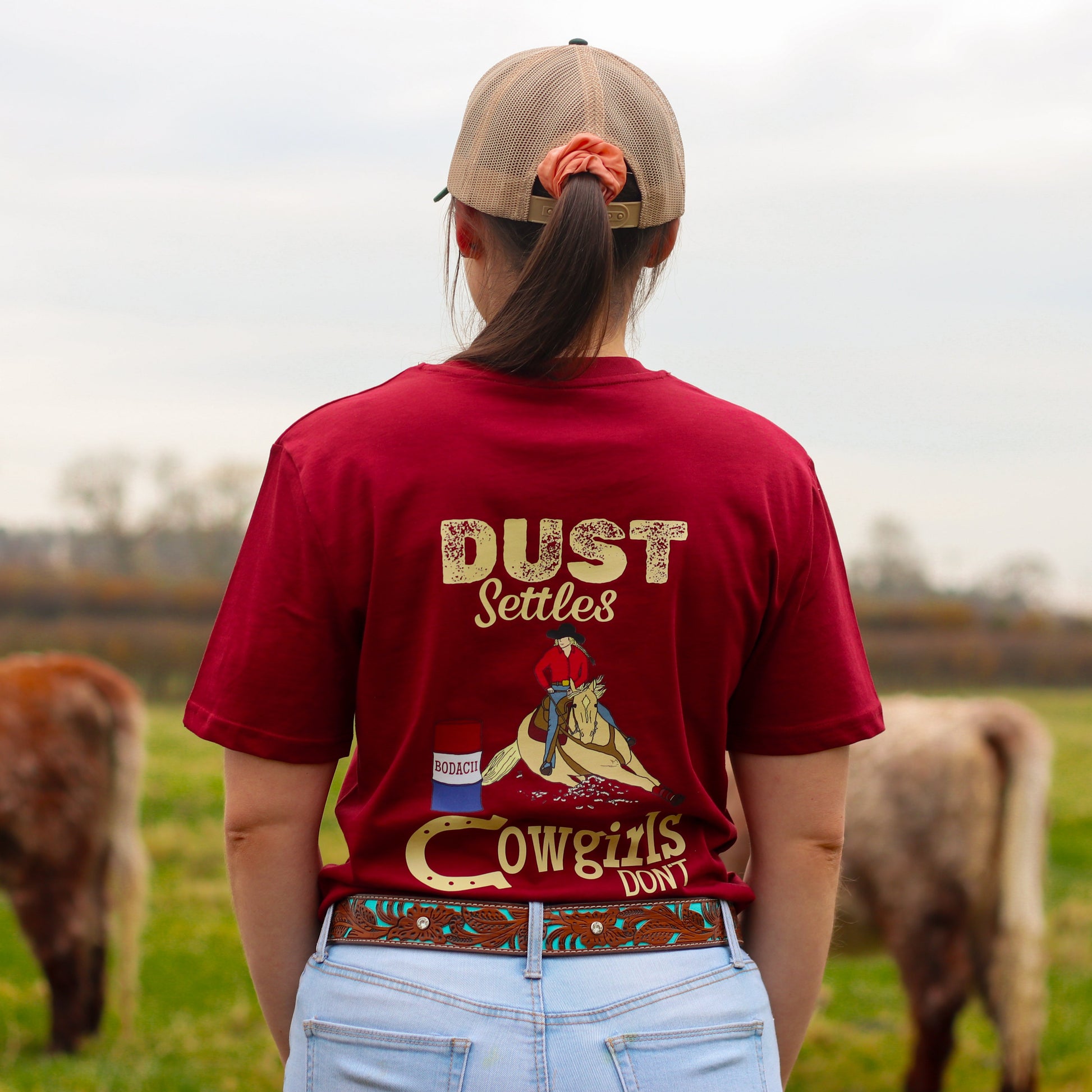barrel racing tshirt, cowgirl strong