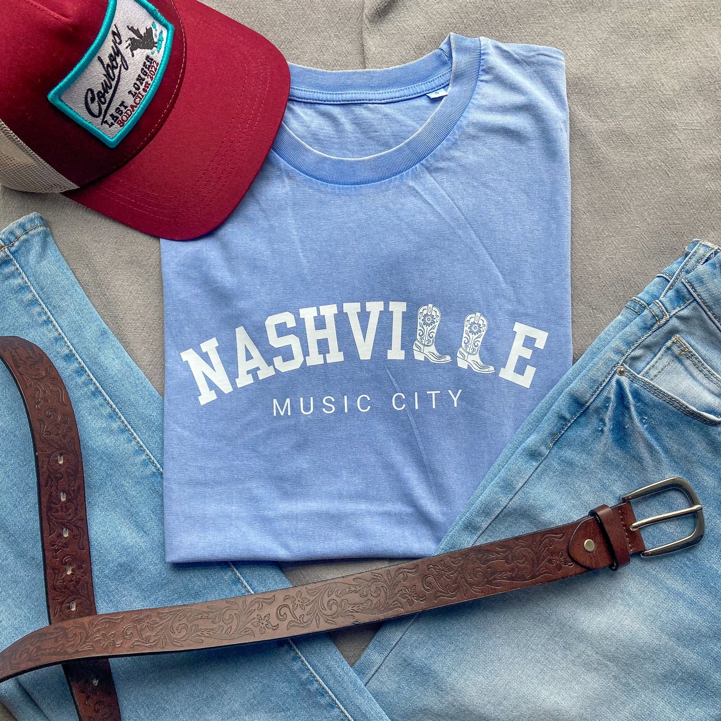 Nashville Music City Vintage T-shirt