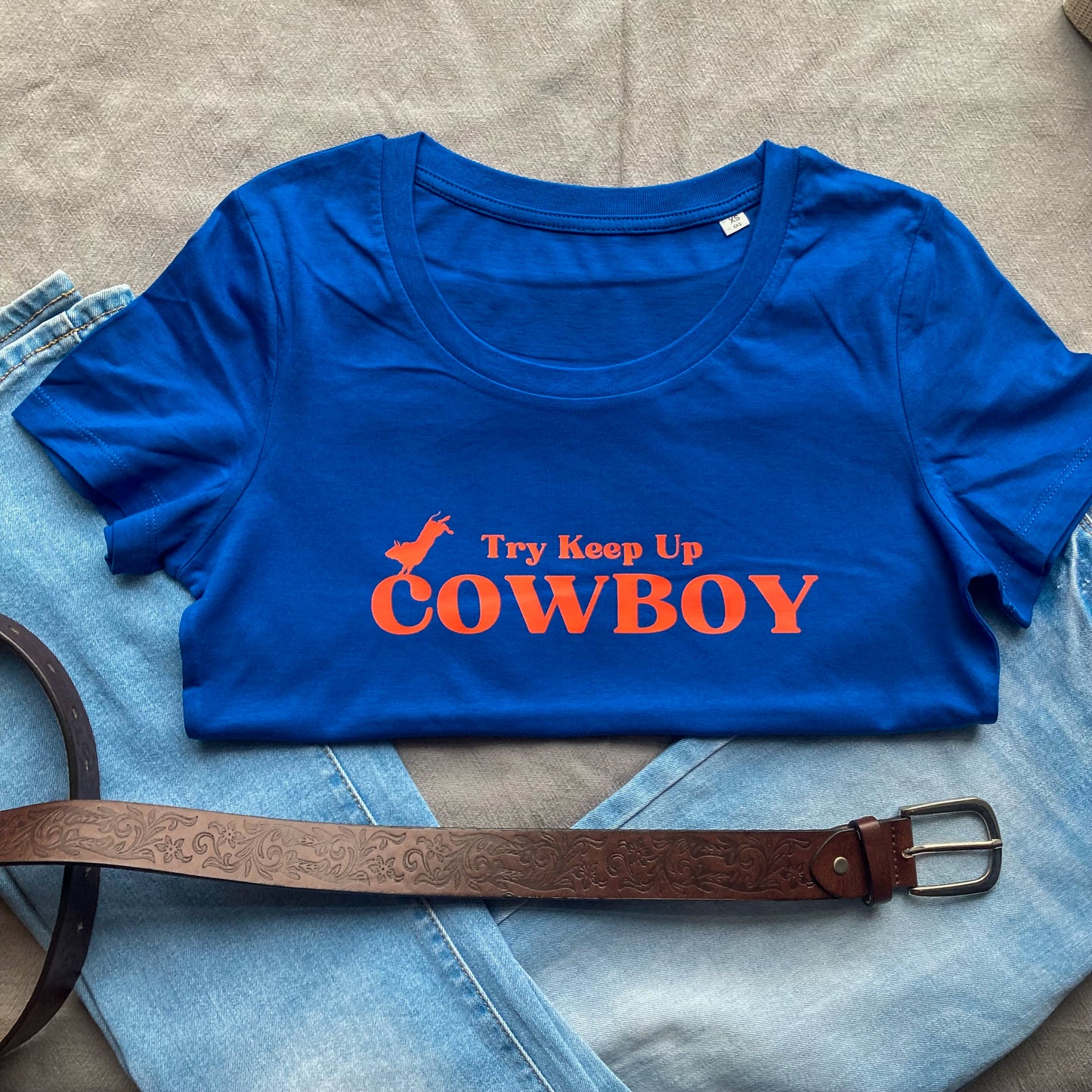 Try Keep Up Cowboy T-shirt