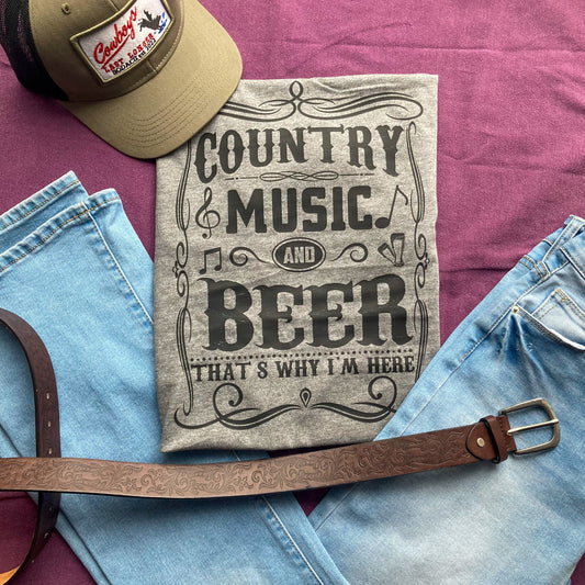 Country Music & Beer T-shirt