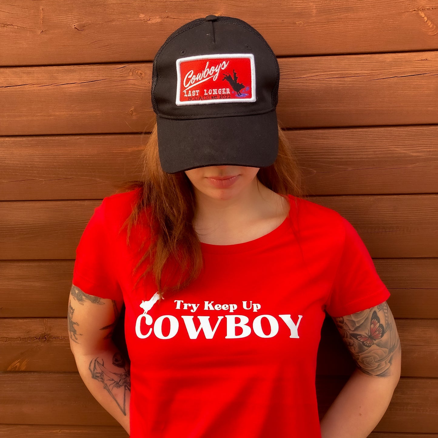 Try Keep Up Cowboy T-shirt