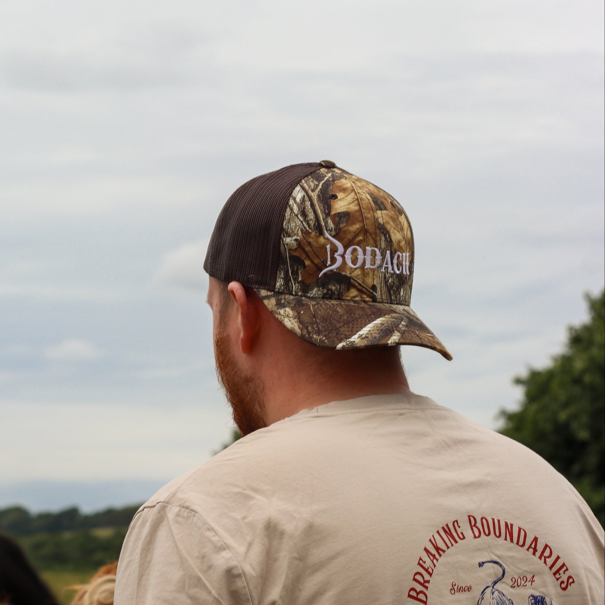 real tree camo cowboy cap