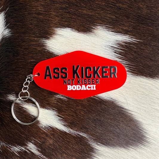Ass Kicker Cowboy Boots Keyring